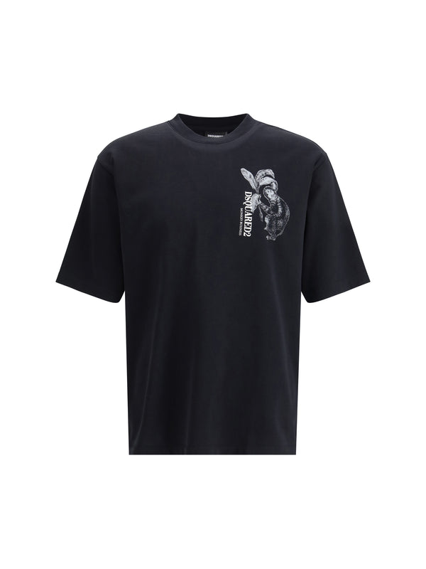 Dsquared2 100% Cotton t-shirt in black