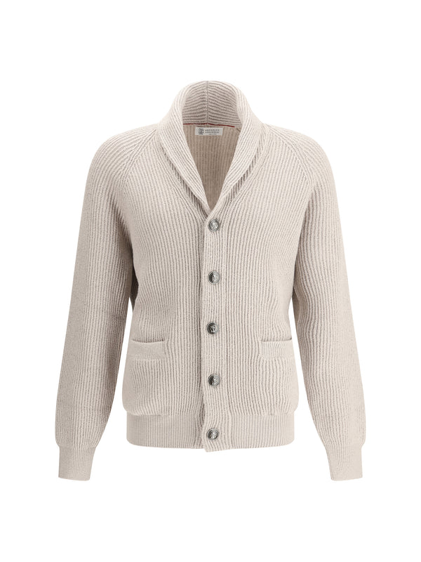 Brunello Cucinelli 100% Cotton cardigan in beige