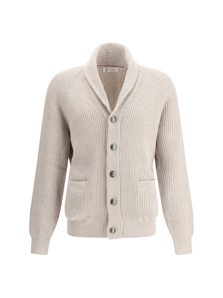 Brunello Cucinelli 100% Cotton cardigan in beige