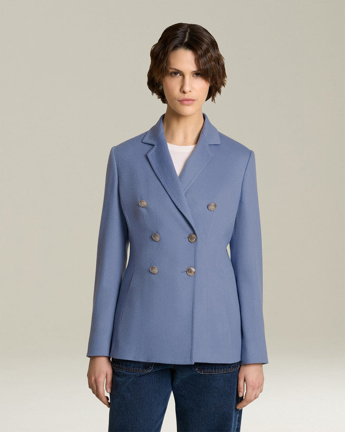JACKET CASHMERE Avio Lining Silk