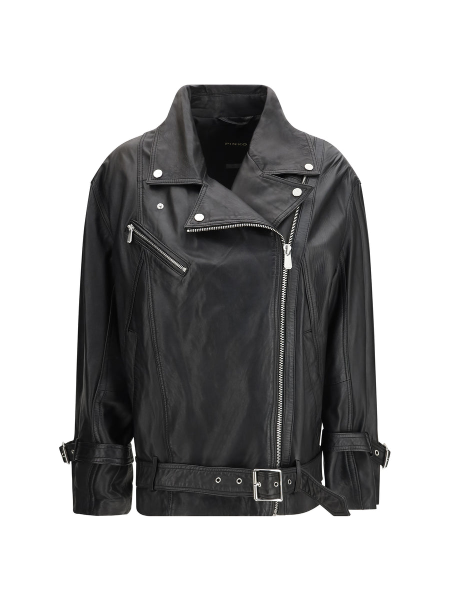 Pinko 100% Sheep jacket in black