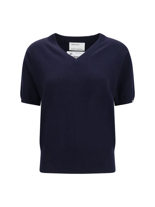 N°490 Martina Cashmere Blend Sweater Navy