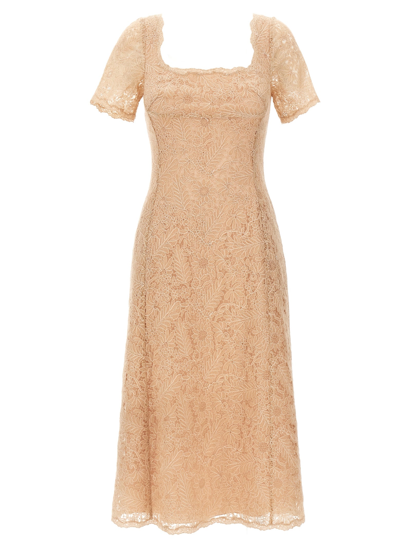 Lace dress Pink Polyester