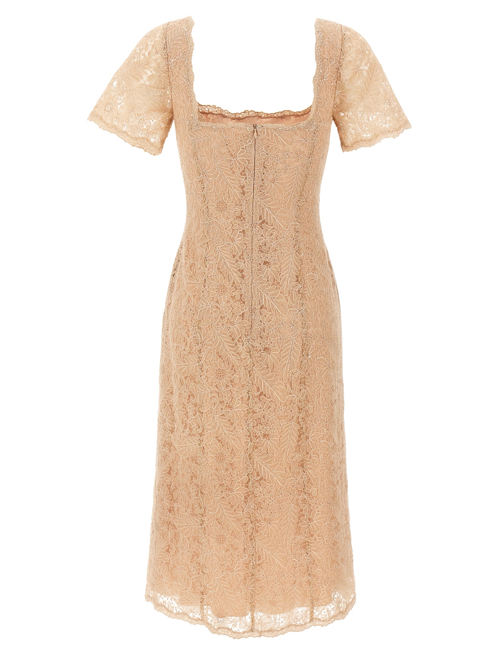 Lace dress Pink Polyester
