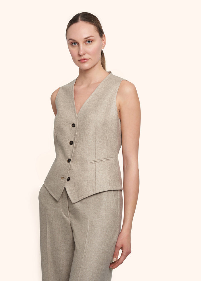 VEST CASHMERE Beige Jacket