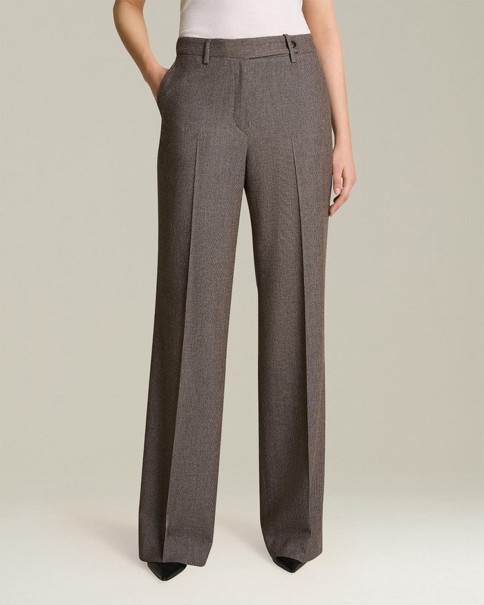 TROUSERS VIRGIN WOOL Beige Cashmere Trousers/skirts