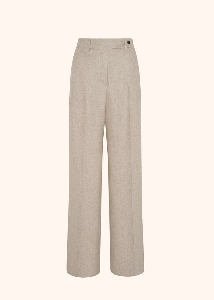 TROUSERS CASHMERE Beige Trousers/skirts