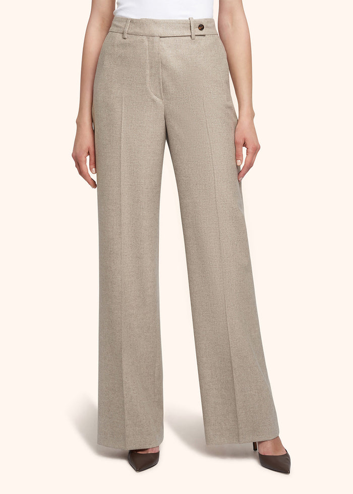 TROUSERS CASHMERE Beige Trousers/skirts