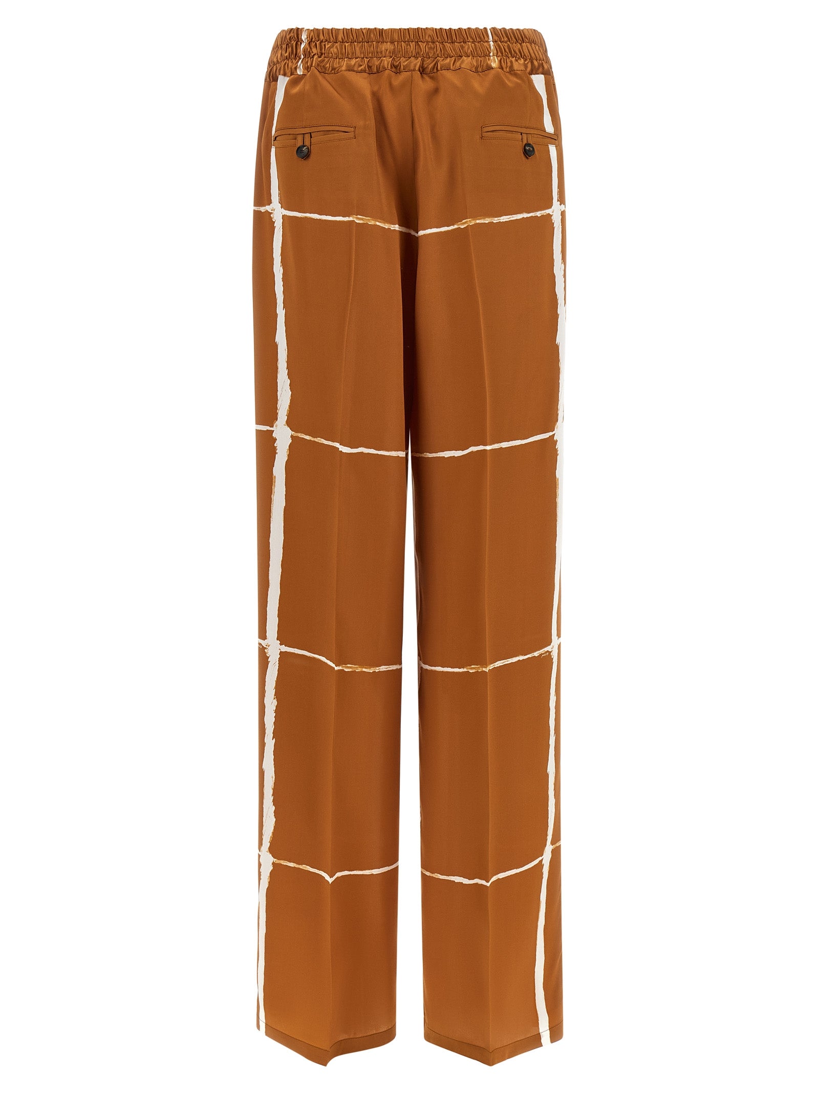Silk Pants Brown