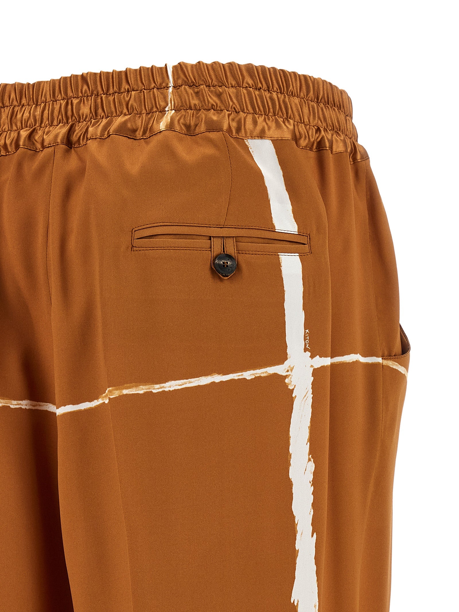 Silk Pants Brown