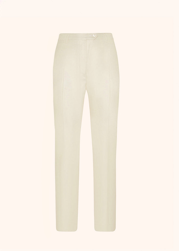 TROUSERS VISCOSE White Trousers/skirts