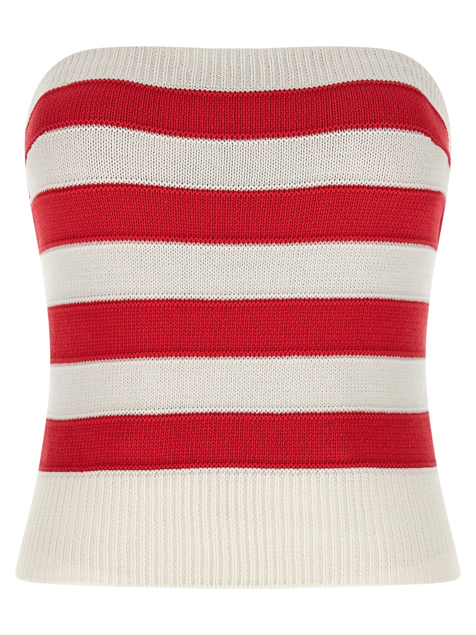 Crochet top Red Cotton Polyamide Tops