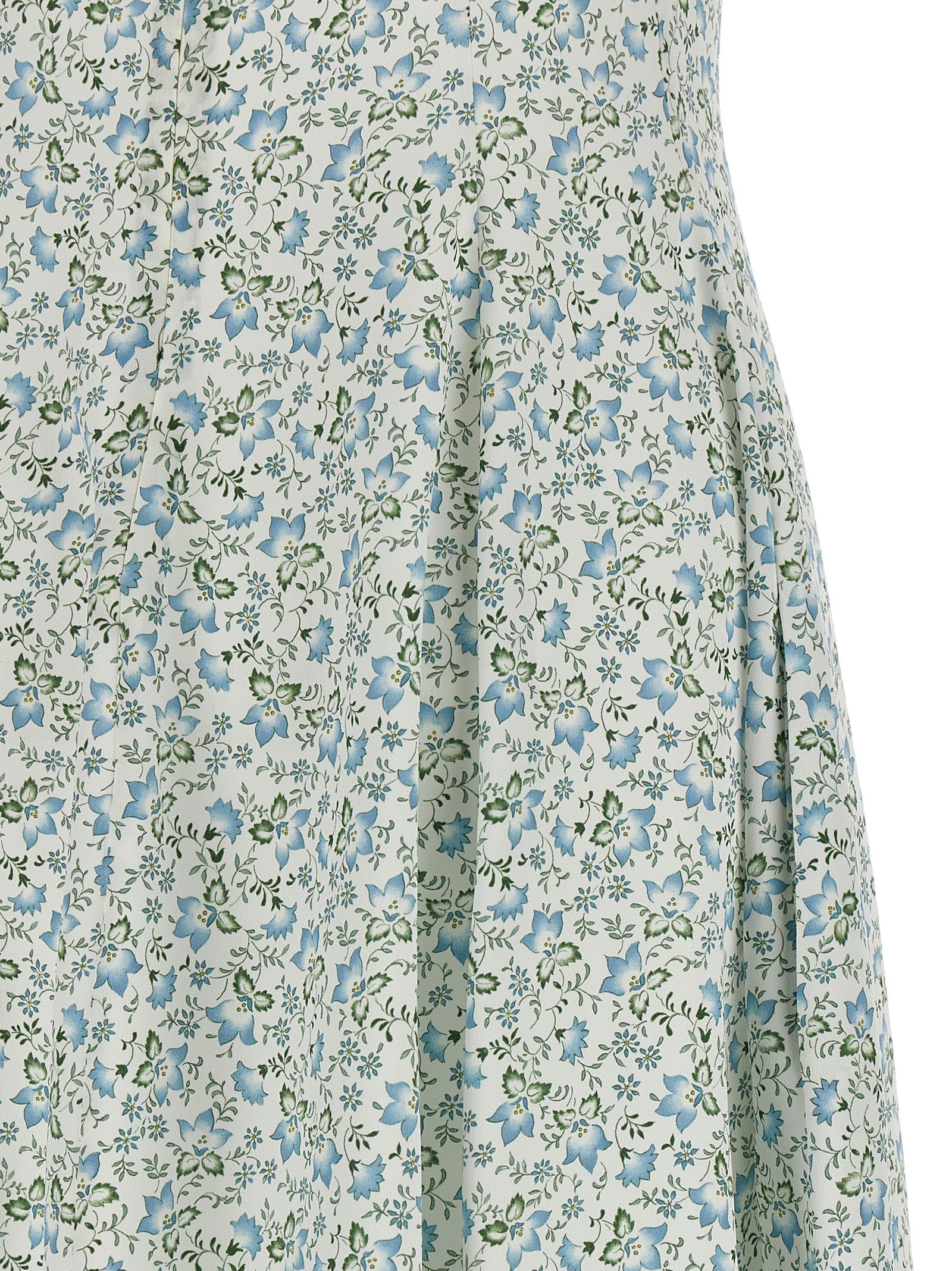 Floral lace dress Multicolor Silk