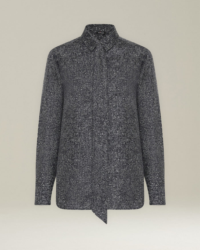 SHIRT SILK Black