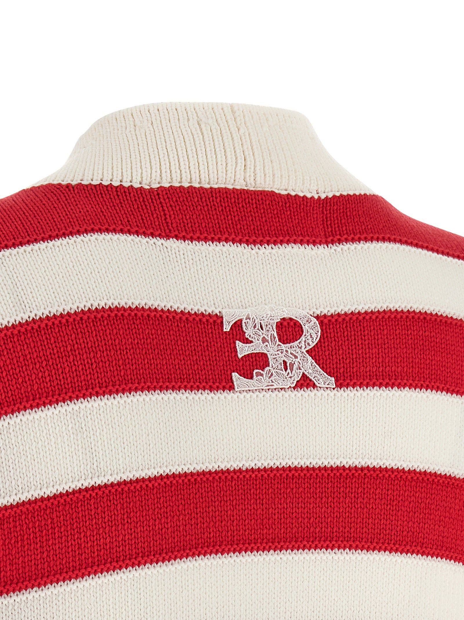 Crochet cardigan Red Cotton Polyamide Sweater, Cardigans