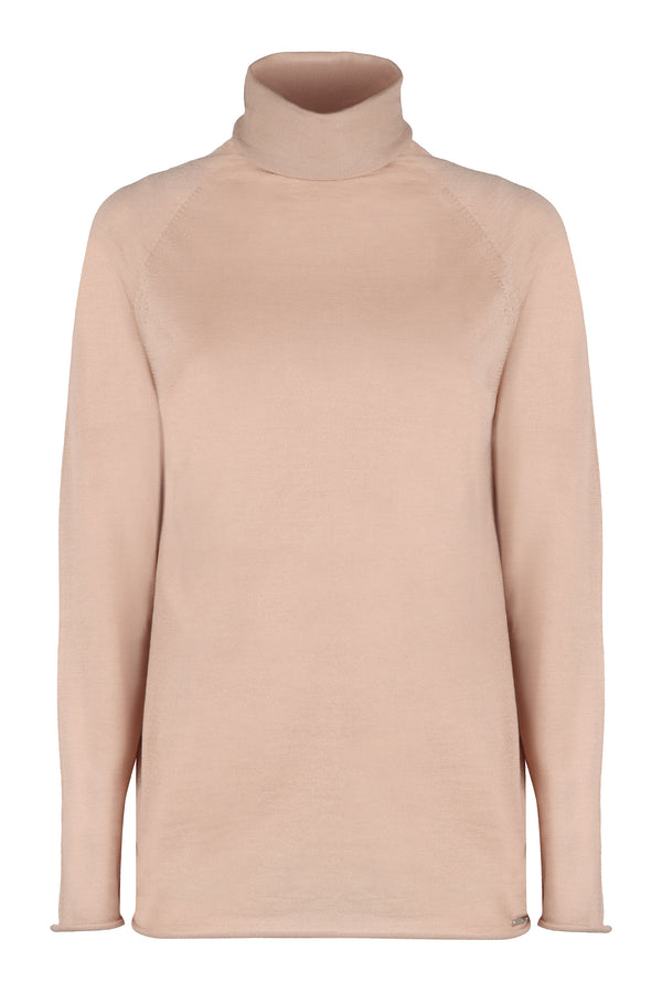 Cashmere Turtleneck Sweater Pink