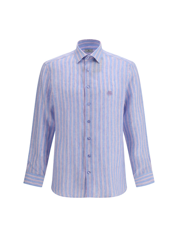 Striped Linen Shirt Multicolour