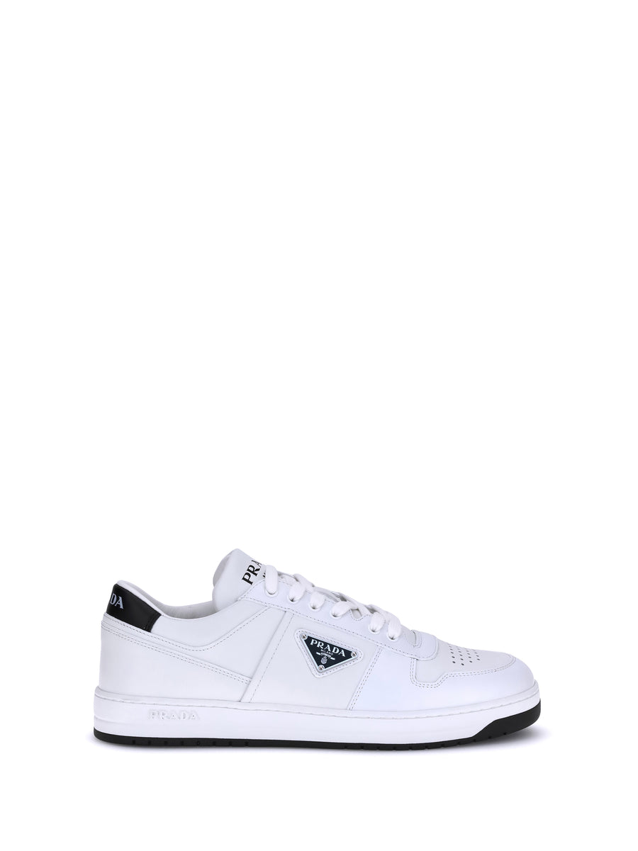 Prada Upper: 100% calf leather; Sole: 100% rubber sneakers in white