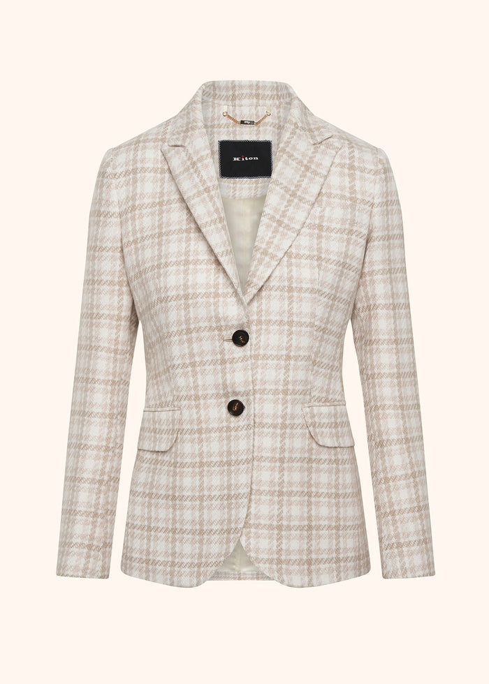 JACKET CASHMERE Beige Lining Silk