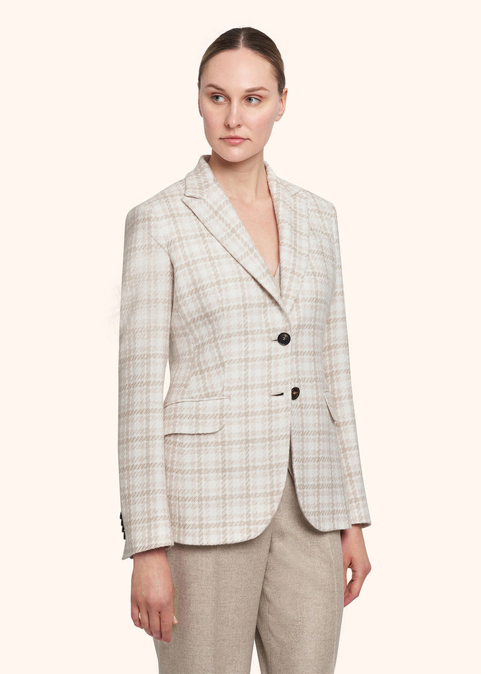 JACKET CASHMERE Beige Lining Silk