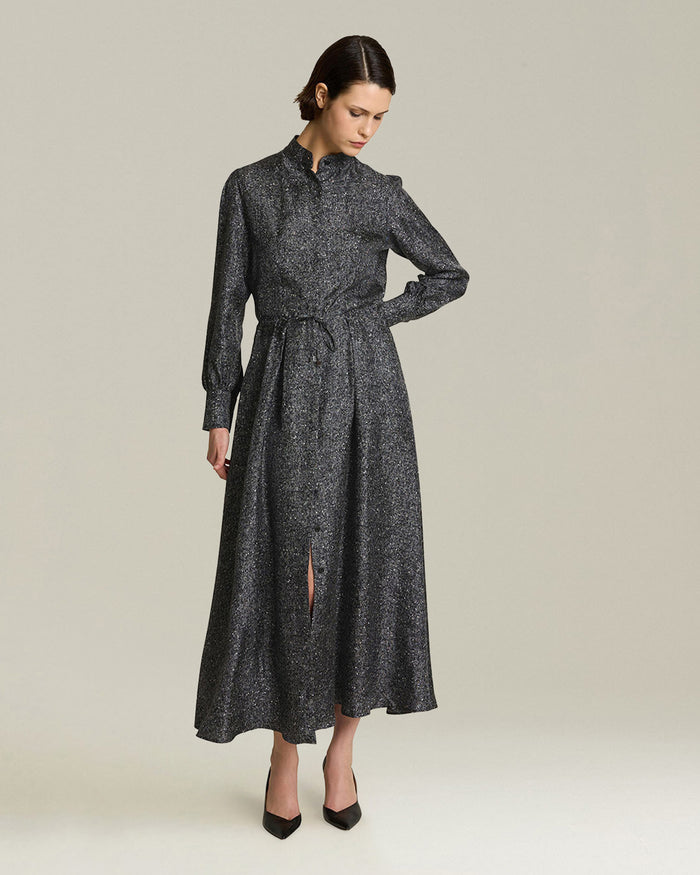 DRESS SILK Black