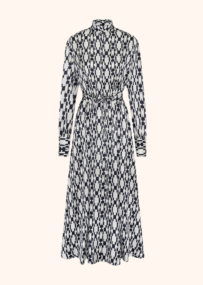 DRESS SILK Blue