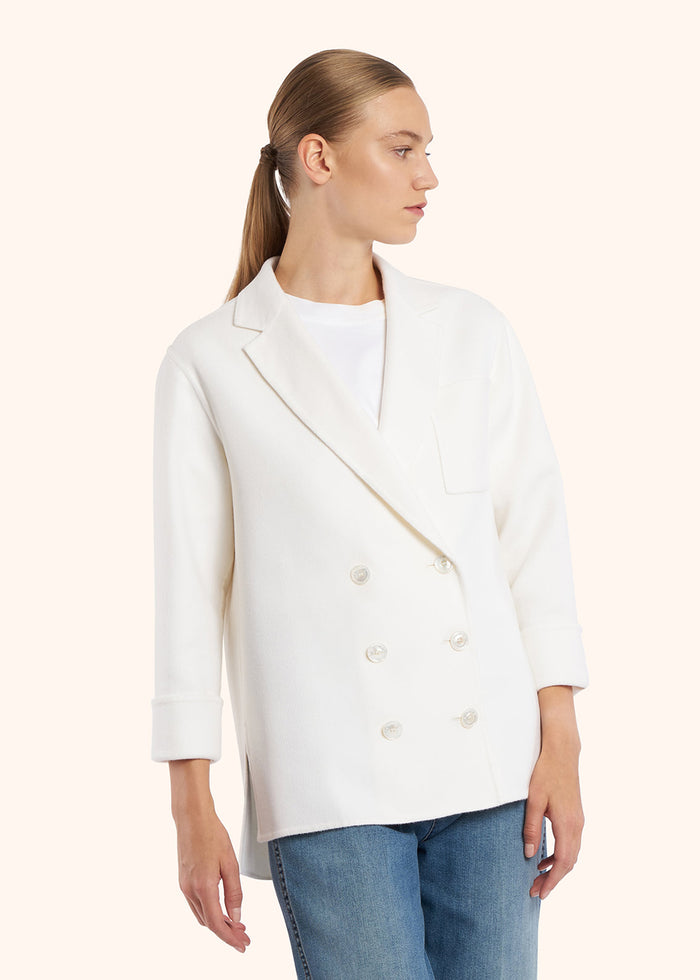 JACKET CASHMERE White Lining Silk