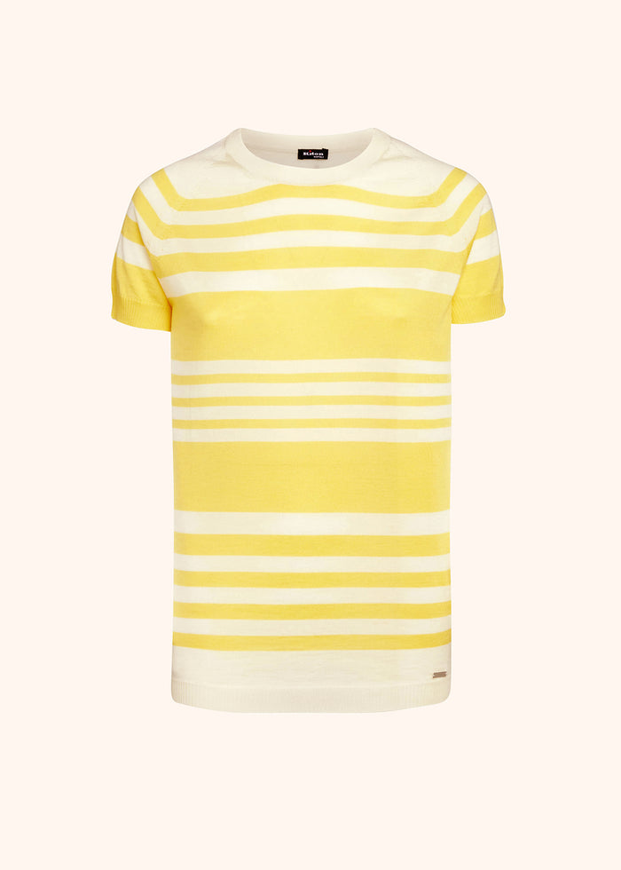 JERSEY CASHMERE Cream White/yellow Knitwear