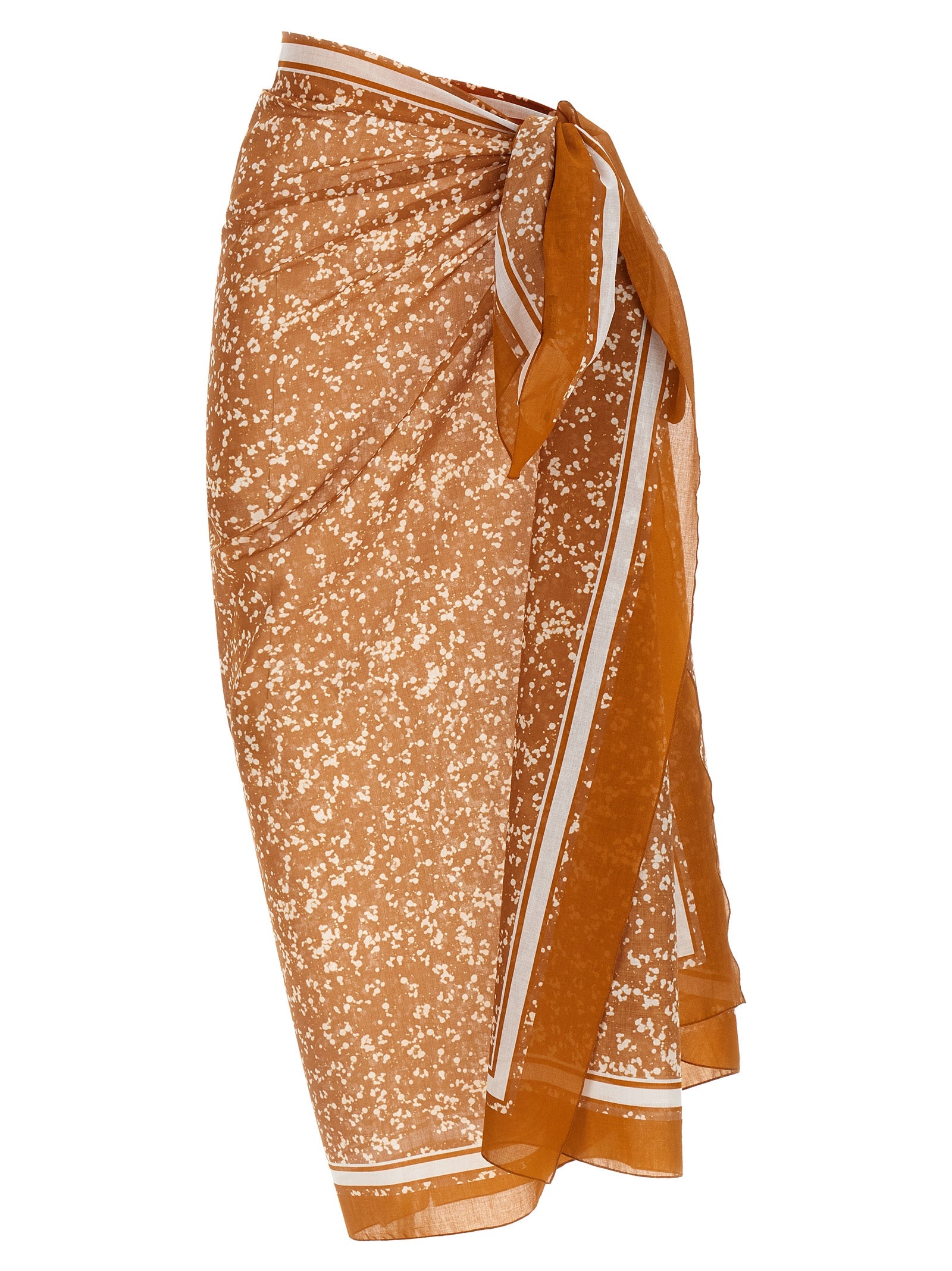 Sarong skirt Brown Cotton Beachwear