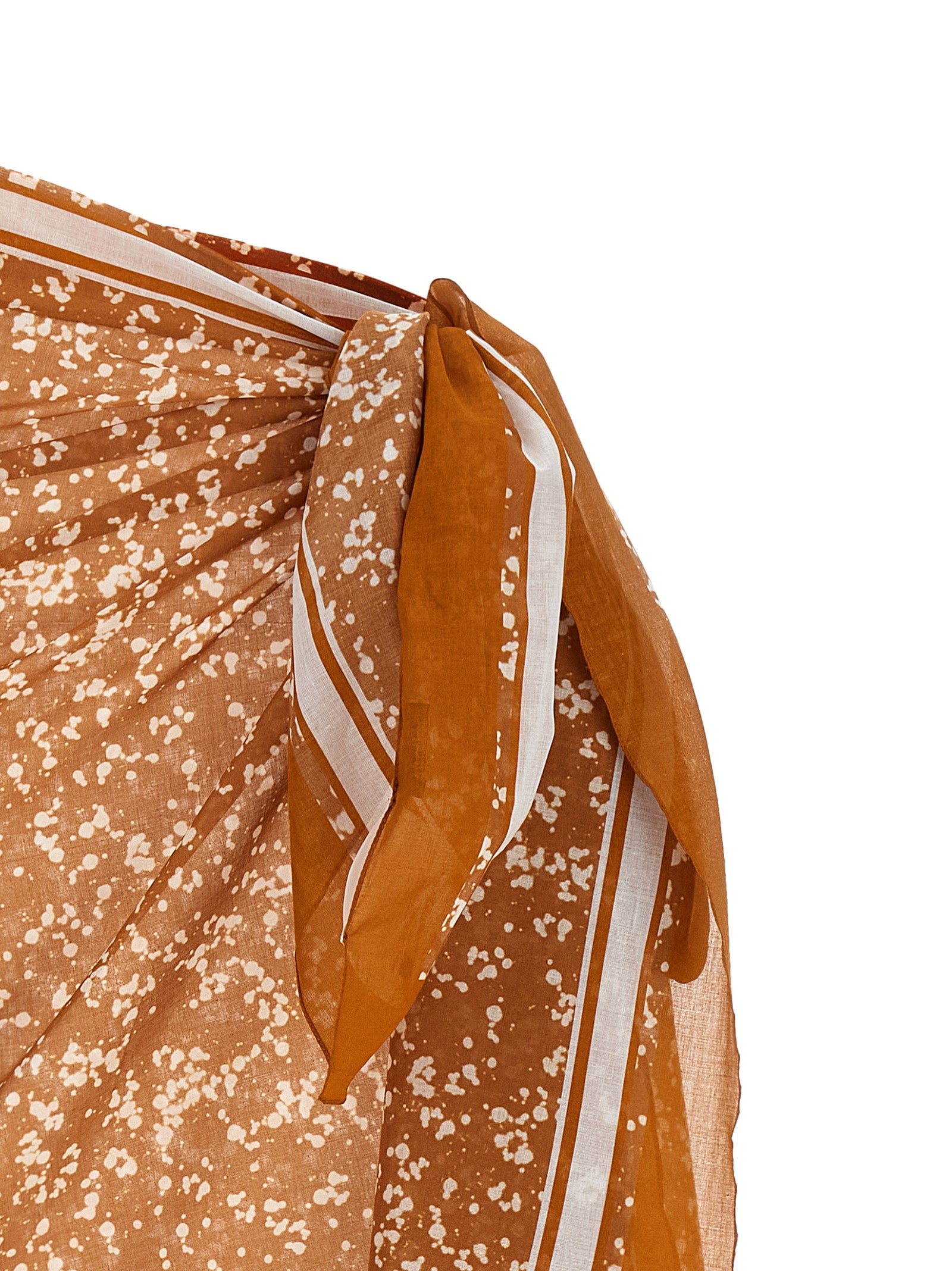 Sarong skirt Brown Cotton Beachwear