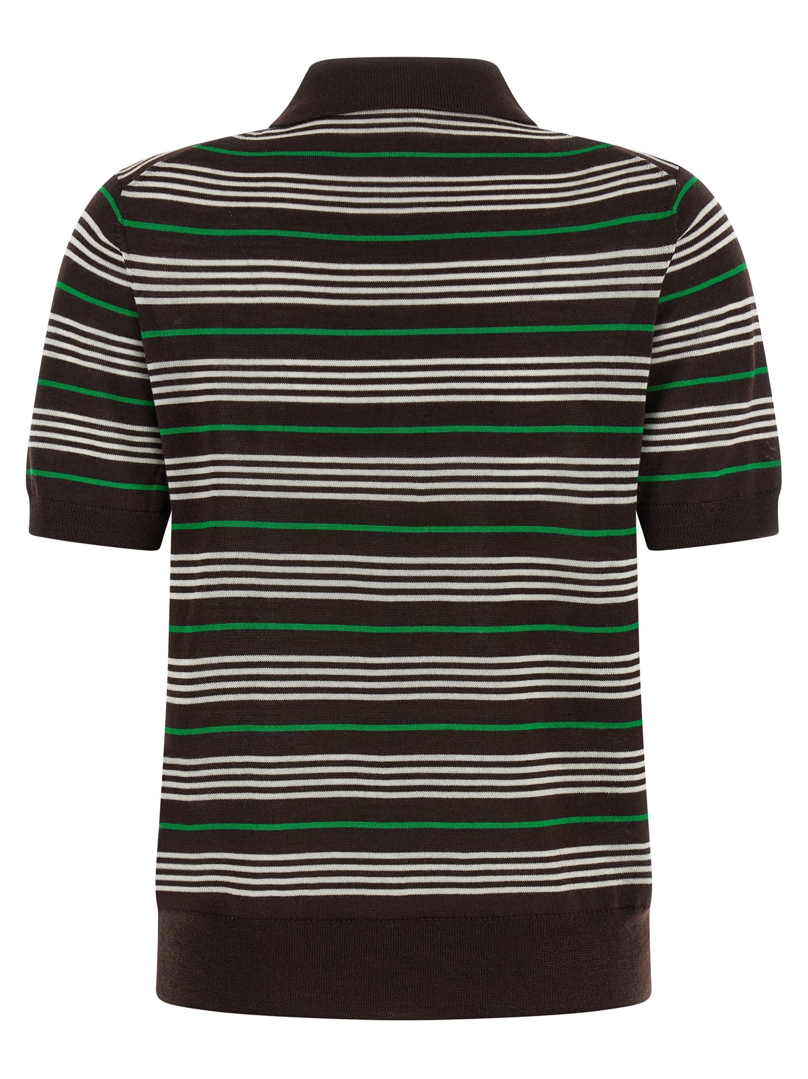 Listripes polo shirt Brown