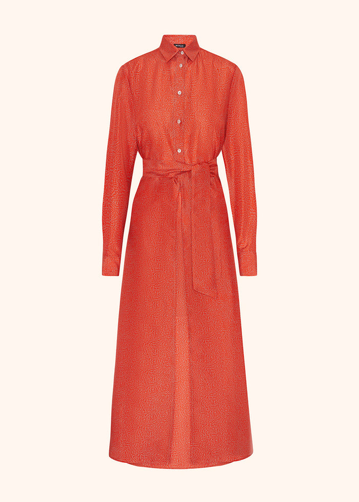 DRESS SILK Orange
