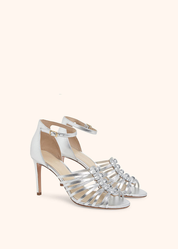 SANDAL LAMBSKIN Silver Sole Calfskin Shoe