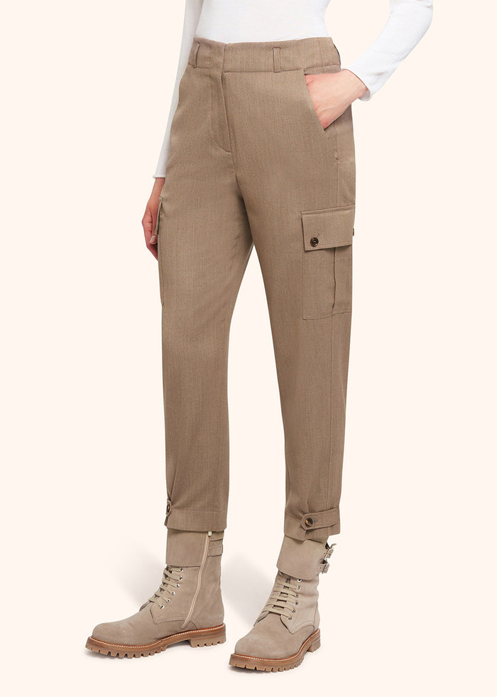 TROUSERS VIRGIN WOOL Camel Trousers/skirts