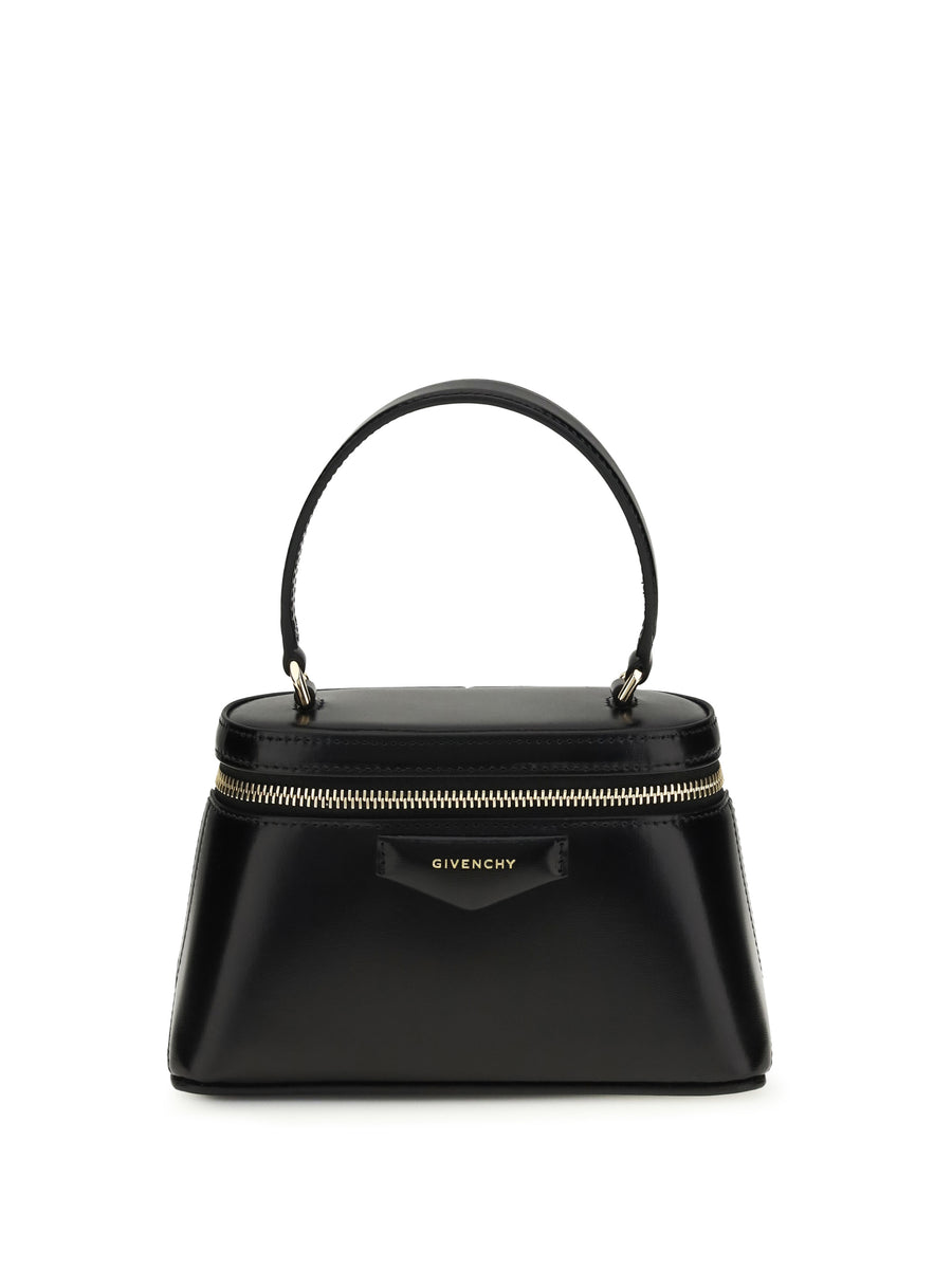Givenchy 100% calf leather Bos Taurus top handle bag in black
