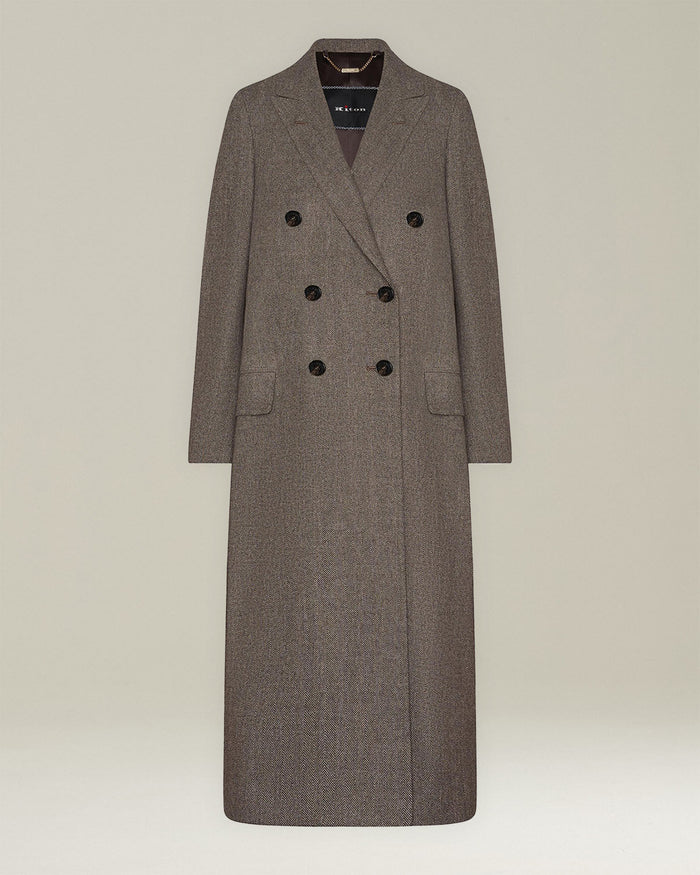 COAT VIRGIN WOOL Beige Lining Silk Outerwear