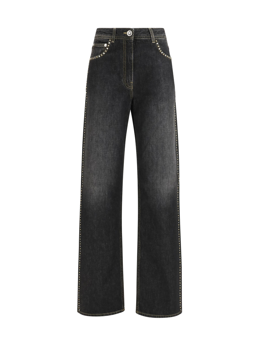 Versace 100% Cotton jeans in black