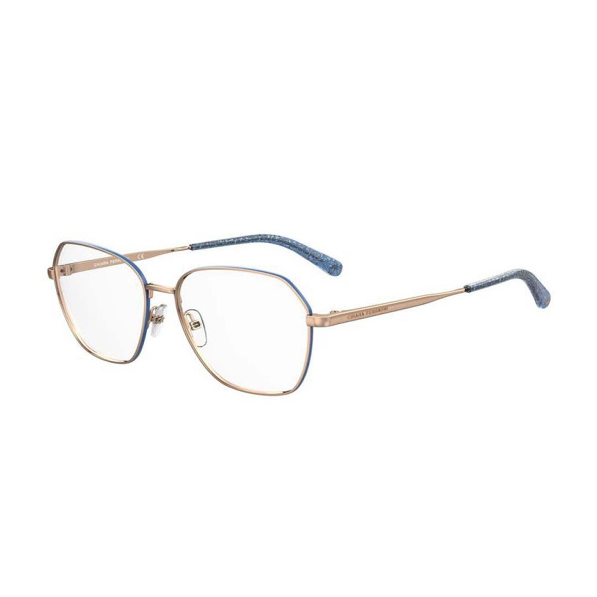 Cf 1025 LKS-15 GOLD BLUE Oro Metal Occhiali Vista