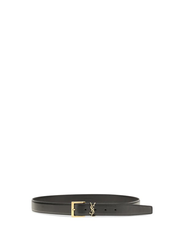Leather Belt Box Laque Calfskin Black Calf
