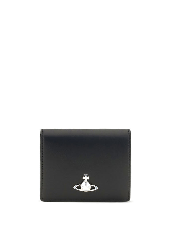 Orb Leather Wallet Black Calf Bos Taurus