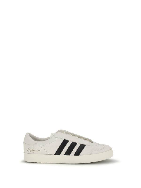 Y-3 UPPER: 100% CALF LEATHER BOS TAURUS; SOLE: 100% RUBBER sneaker in white