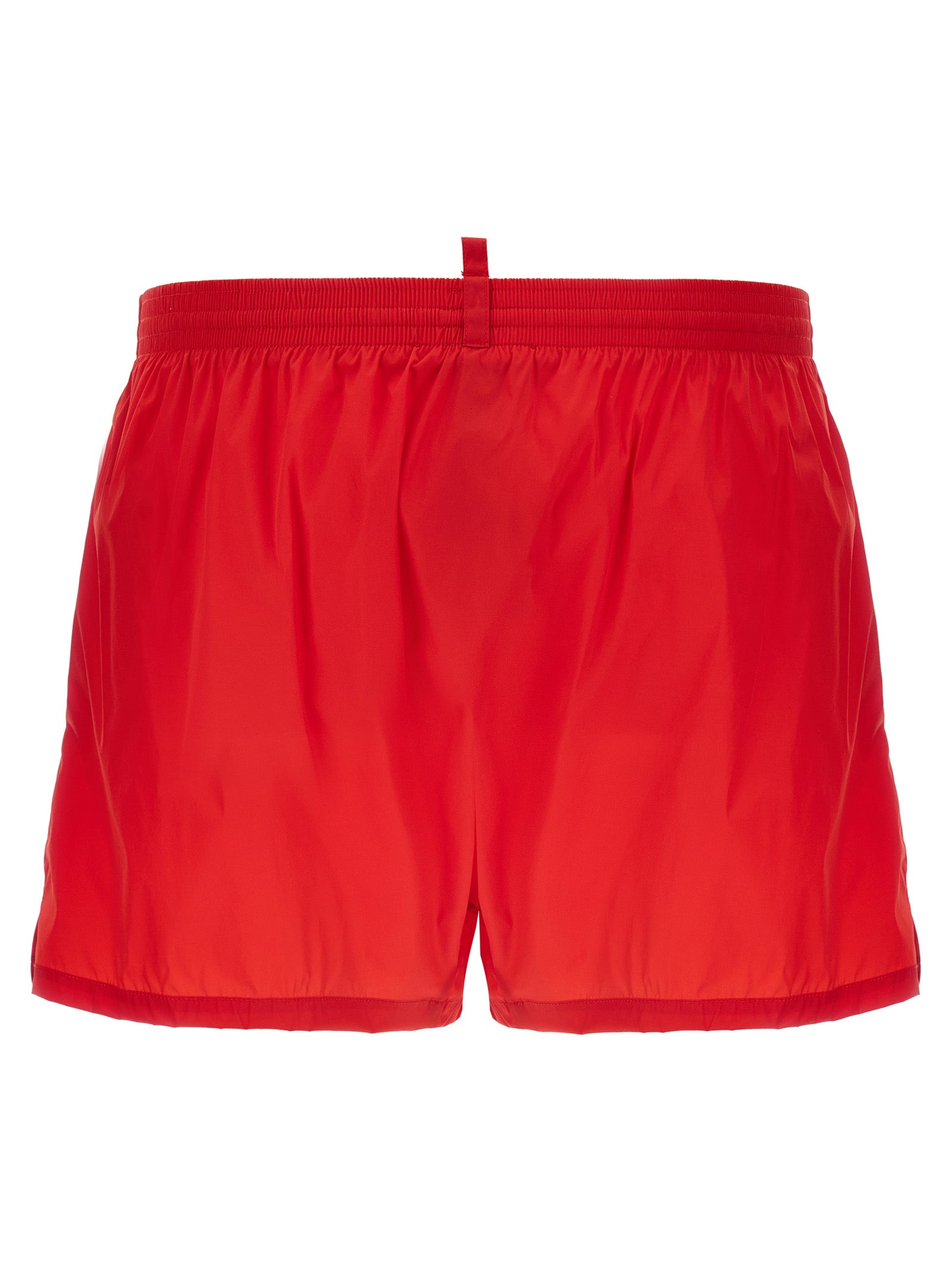 Midi boxer shorts Red Polyamide Beachwear