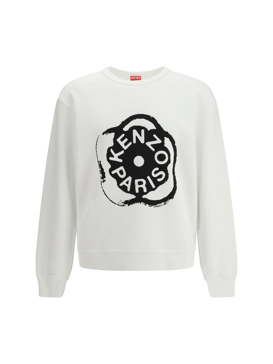 Kenzo 100% cotton sweatshirt in off white