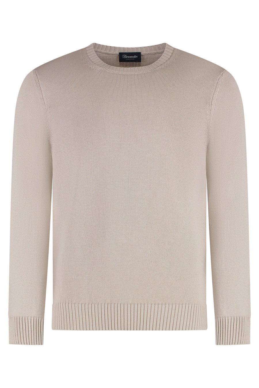 Cotton Crew-Neck Sweater Oyster Sweatshirts