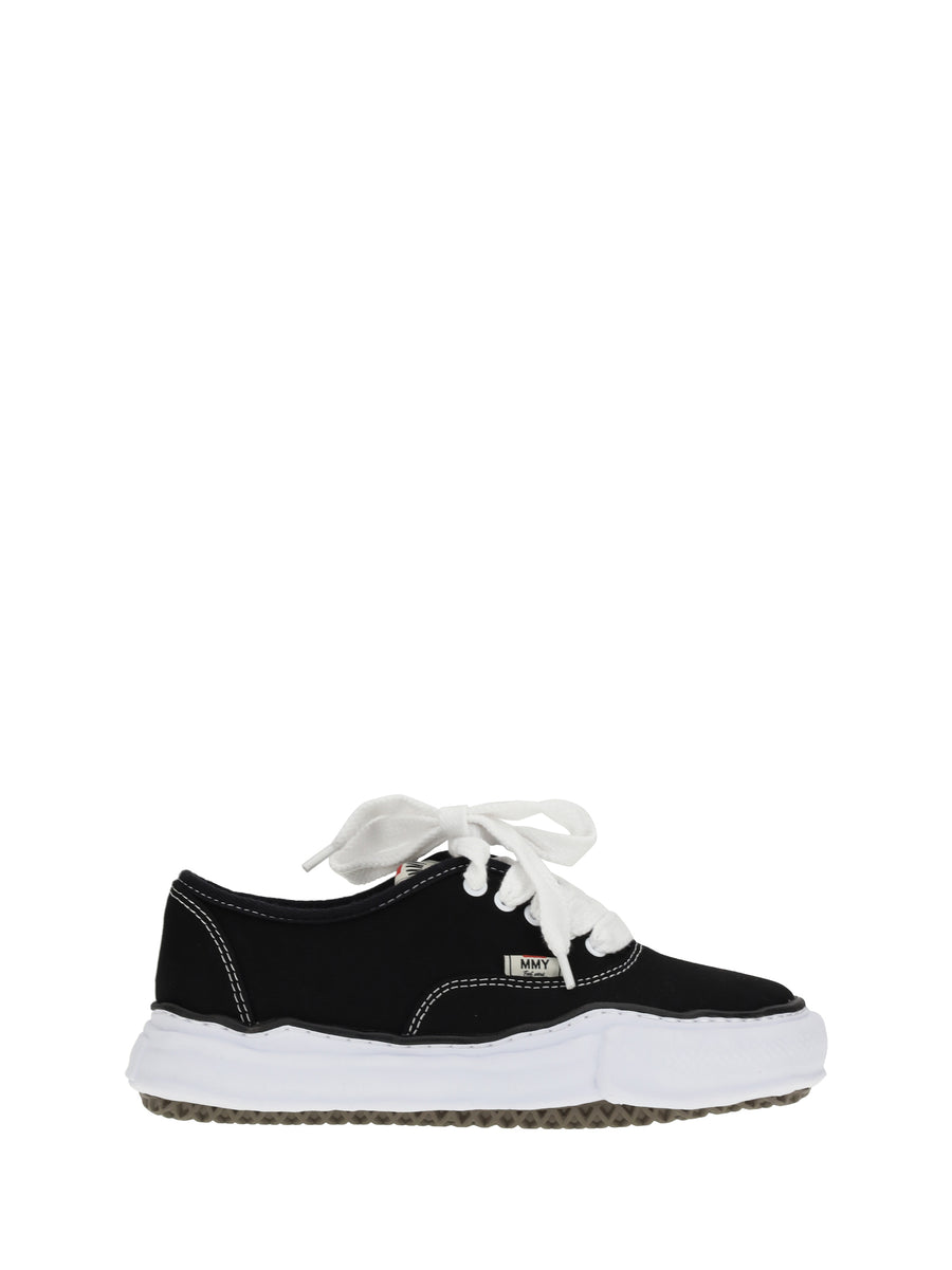 Maison Mihara Yasuhiro Upper: 100% Cotton; Sole: 100% Rubber sneakers in black