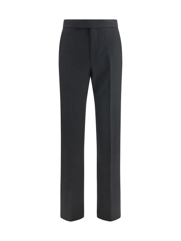 Tom Ford 100% Wool Ovis Aries trousers in black