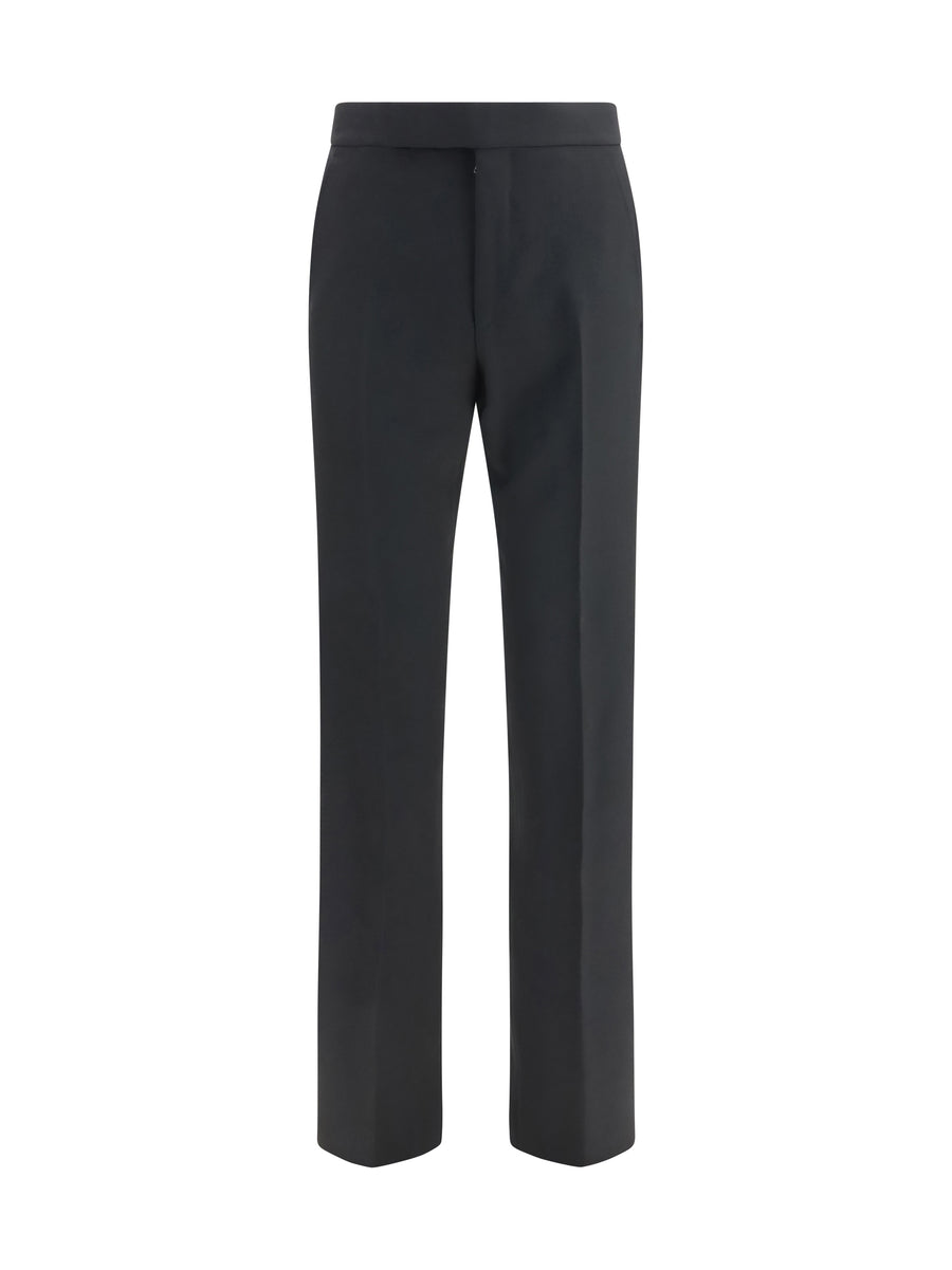 Tom Ford 100% Wool Ovis Aries trousers in black