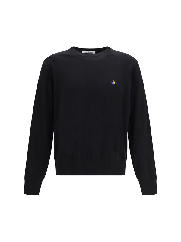 Alex Sweater Black Cotton; Kashmir/capra Hircus