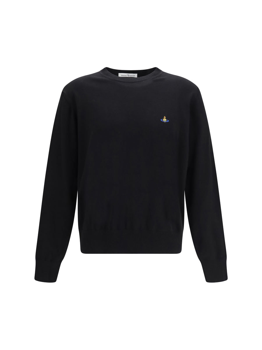 Alex Sweater Black Cotton; Kashmir/capra Hircus