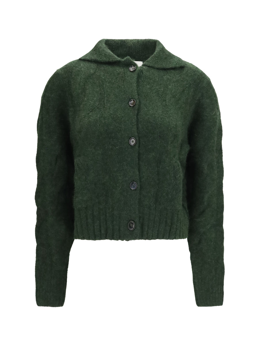 Cashmere And Silk Sweater With Buttons 36 Kashmir/capra Hircus